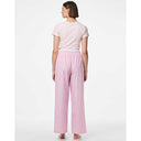 Pieces PCFamma HW Straight Pant Pink Tulle Stripes