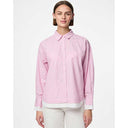 Pieces PCFamme LS Loose Shirt Pink Tulle Stripes