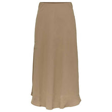 Pieces PCFranan HW Ankel Skirt WVN Noos Silver Gray - J BY J Fashion