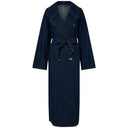 Pieces PCFreya LS Long Denim Trenchcoat Dark Blue Denim - J BY J Fashion