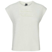Pieces PCGabby SL O-Neck Bow Vest D2D Hit Off-White - J BY J Fashion