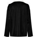 Pieces PCGrace LS Polo Shirt Black - J BY J Fashion