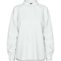 Pieces PCIrena LS Oxford Shirt Noos Bright White - J BY J Fashion