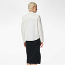 Pieces PCIrena LS Oxford Shirt Noos Bright White - J BY J Fashion