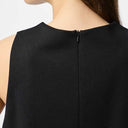 Pieces PCJosella SL O-Neck Short Dress Black