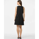 Pieces PCJosella SL O-Neck Short Dress Black