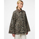 Pieces PCJunia LS Loose Denim Jacket Nomad Leo - J BY J Fashion