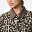 Pieces PCJunia LS Loose Denim Jacket Nomad Leo - J BY J Fashion