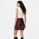 Pieces PCKam HW New Short Skirt Noos Tawny Port