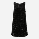 Pieces PCKam SL Tank Rev Mini Dress Black Sequins
