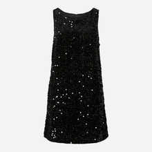 Pieces PCKam SL Tank Rev Mini Dress Black Sequins