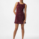 Pieces PCKam SL Tank Rev Mini Dress Tawny Port