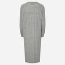 Pieces PCMaggy LS Long Knit Cardigan Noos Medium Grey Melange