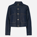 Pieces PCMalin Denim Jacket Dark Blue Denim