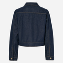 Pieces PCMalin Denim Jacket Dark Blue Denim