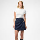 Pieces PCMalin HW Denim Skirt Dark Blue Denim