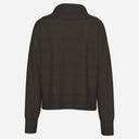 Pieces PCMalou LS Zip Knit Cardigan Noos Hot Fudge