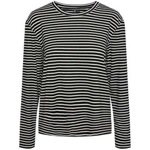 Pieces PCMalulje LS O-Neck Top BC Sort - J BY J Fashion