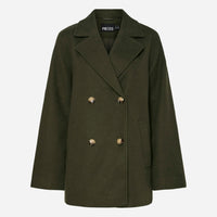Pieces PCMarbel Coat Noos Forest Night