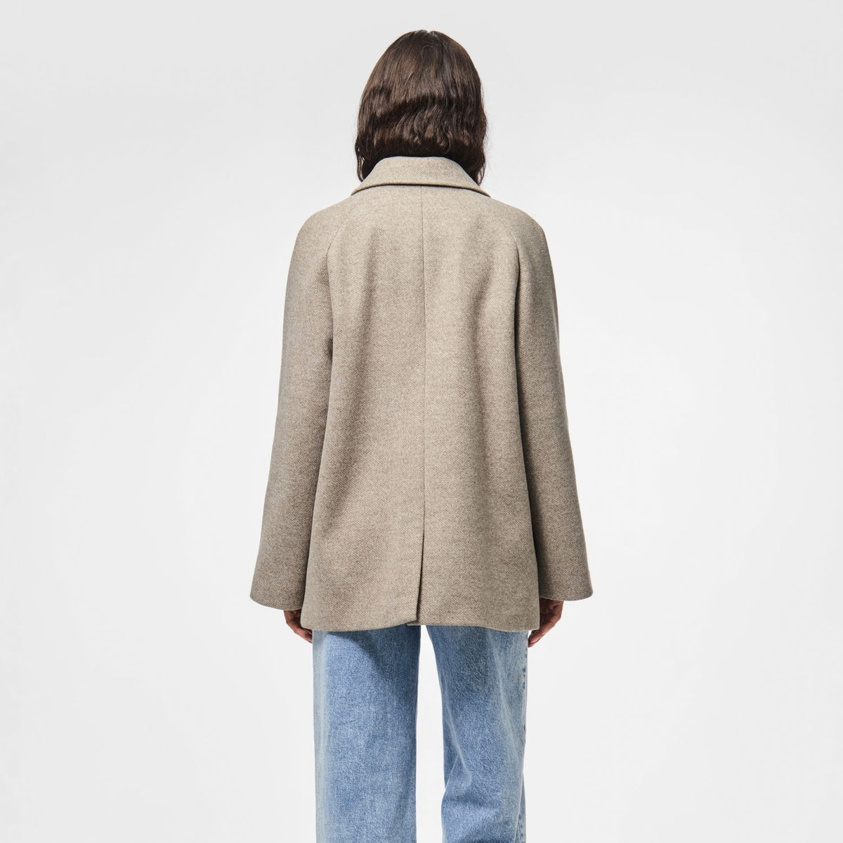 Pieces PCMarbel Coat Noos Morel