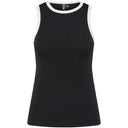 Pieces PCMay Boxer Tank Top Noos Black White