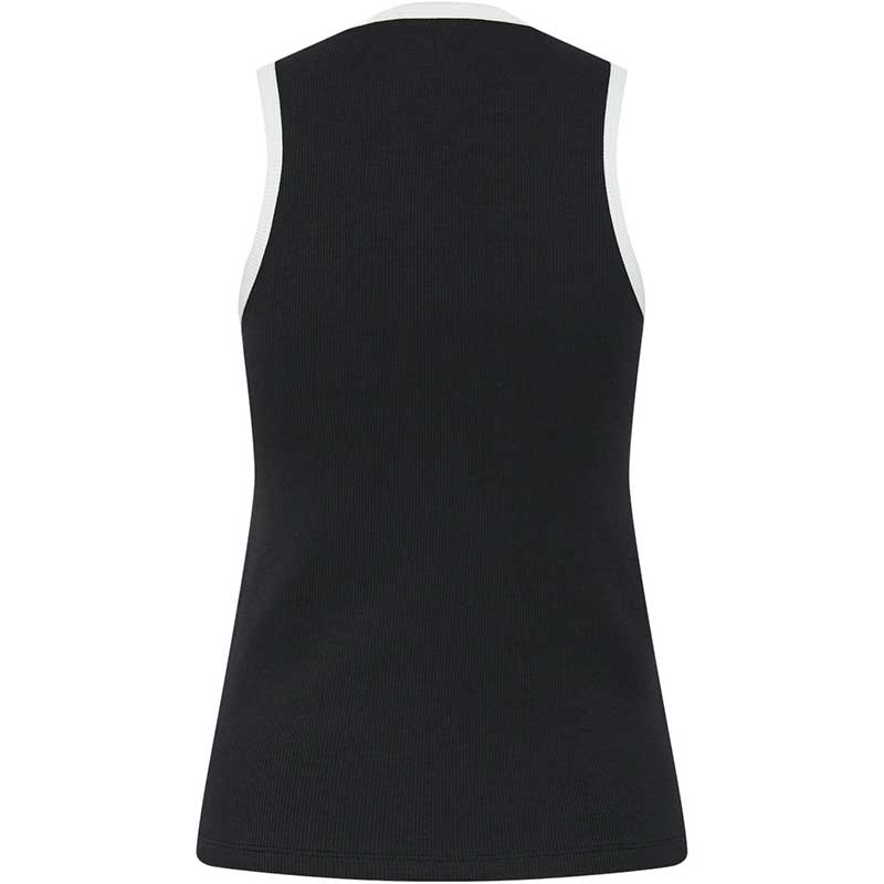 Pieces PCMay Boxer Tank Top Noos Black White