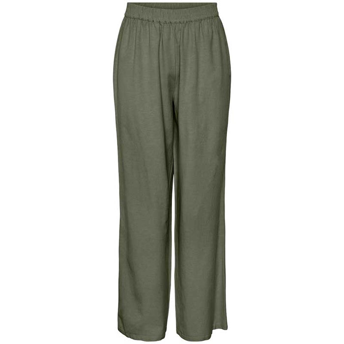 Pieces PCMilano HW Wide Pant D2D PB Army