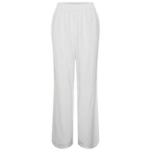 Pieces PCMilano HW Wide Pant D2D PB Hvid - J BY J Fashion