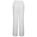 Pieces PCMilano HW Wide Pant D2D PB Hvid - J BY J Fashion