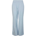 Pieces PCMilano HW Wide Pant D2D PB Lyseblå - J BY J Fashion