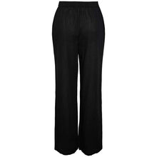Pieces PCMilano HW Wide Pant D2D PB Sort - J BY J Fashion