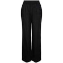 Pieces PCMilano HW Wide Pant D2D PB Sort - J BY J Fashion