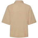 Pieces PCMilano SS Shirt D2D PB Sand - J BY J Fashion