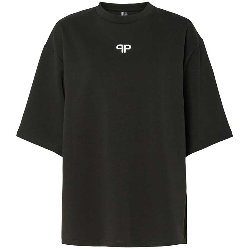 Pieces PCMuna SS O-Neck Oversize Tee Black