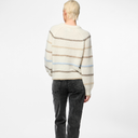 Pieces PCNelia LS O-Neck Knit Noos Birch Stripes
