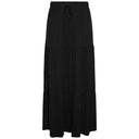 Pieces PCNeora HW Ankle Skirt SA BC Sort - J BY J Fashion