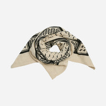 Pieces PCNovis Small Square Scarf Whitecap Gray