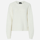 Pieces PCPam LS O-Neck Oversize Pearl Knit Cloud Dancer