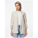 Pieces PCPia Bosella Blazer WVN Noos Birch Melange