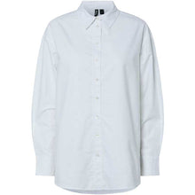 Pieces PCPoppy LS Oxford Loose Shirt Noos Bright White