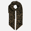 Pieces PCPyron Long Animal Scarf Noos Tigers Eye/Leo