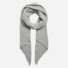 Pieces PCPyron Structured Long Scarf Noos Light Grey Melange