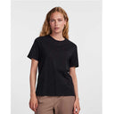 Pieces PCRia SS Solid Tee Noos BC Sort - J BY J Fashion
