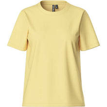 Pieces PCRia SS Solid Tee Noos Pale Banana - J BY J Fashion
