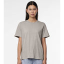 Pieces PCRia SS Solid Tee Noos Silver Gray - J BY J Fashion