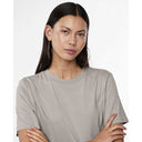 Pieces PCRia SS Solid Tee Noos Silver Gray - J BY J Fashion