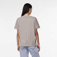 Pieces PCRia SS Solid Tee Noos Silver Gray - J BY J Fashion