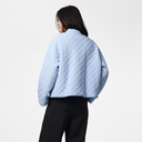 Pieces PCRikke Quilted Jacket Noos Cashmere Blue - J BY J Fashion