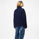 Pieces PCSadia LS Teddy Jacket Noos Maritime Blue