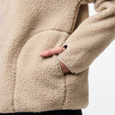 Pieces PCSadia LS Teddy Jacket Noos Silver Gray